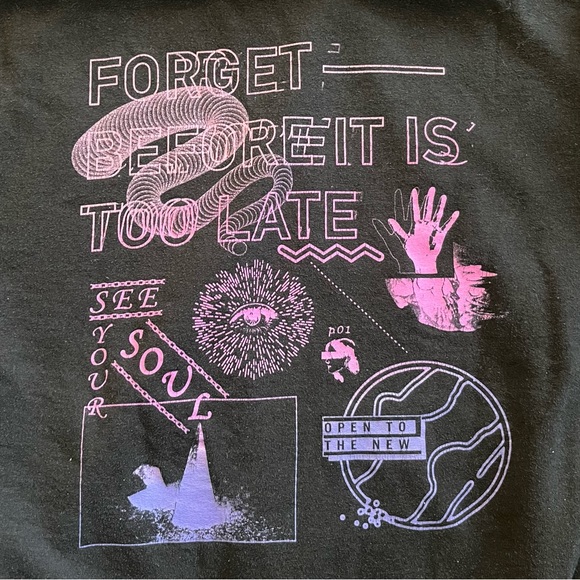 Black men’s size S hoodie with graphics - Picture 1 of 11